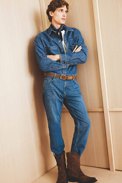 DeFacto Sergio Regular Fit Παντελόνι τζιν με κανονική εφαρμογή και κανονικό στήθος A6948AX23AU