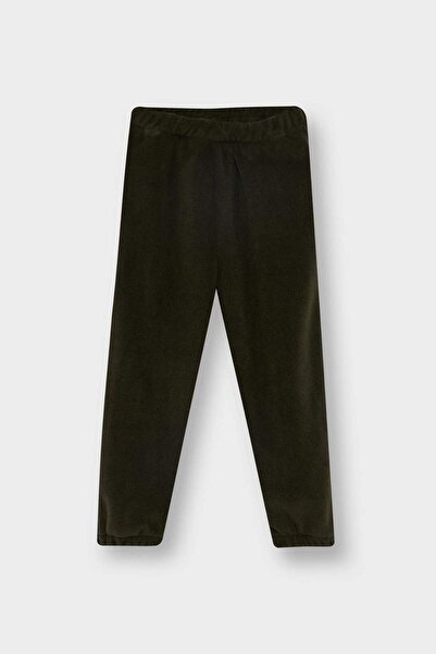 DeFacto 2-teiliges Set für Babys, besticktes Fleece-Sweatshirt mit Stehkragen und Knöpfen, Jogginghose F7603A525WN