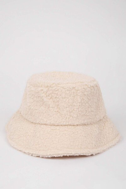 DeFacto Kadın Bucket Peluş Şapka