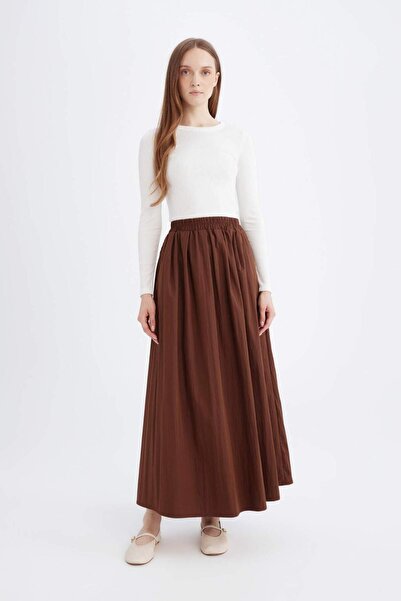 DeFacto Maxi sukně z padákové tkaniny s elastickým pasem do A E1265AX24WN