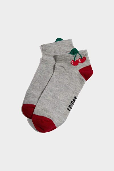 DeFacto 5-пакет памучни чорапи за момичета F7117A8NS