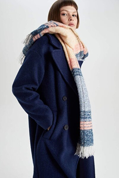 DeFacto Kadın Kare Desenli Çift Taraflı Atkı R6915AZ20WN