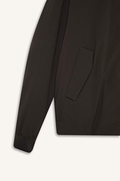 DeFacto Αδιάβροχο S εφαρμοστό Slim Fit D ψηλός λαιμός Παλτό με επένδυση με φερμουάρ και εσωτερική τσέπη F0880AX25AU