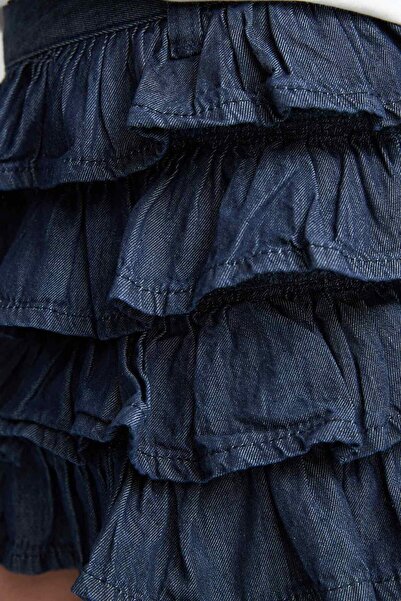 DeFacto Fusta din denim cu talie elastică pentru fetiță F8732A825SM