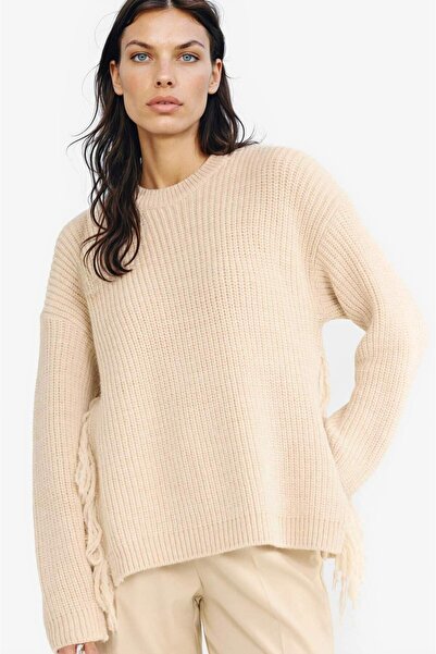 DeFacto Oversize Wide Fit Crew Neck Knit Sweater G2590Ax25Wn