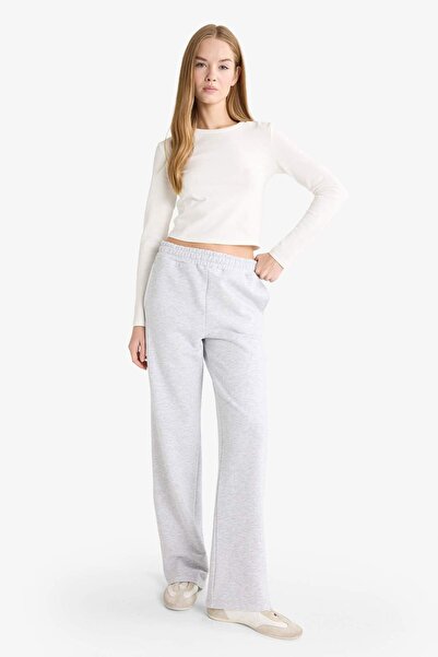 DeFacto Χοντρό χειμερινό παντελόνι με ψηλόμεσο ελαστικό - με τσέπες B8571ax24wn