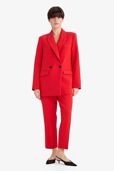 DeFacto Magas derekú cipzáras Crop nadrág - sárgarépa szabású, egyenes, vékony szárú C2466ax24au