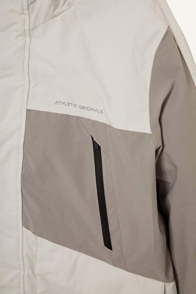 DeFacto Αντιανεμικό παλτό DeFactoFit Water Repellent Regular Fit K με κουκούλα E9489AX25WN