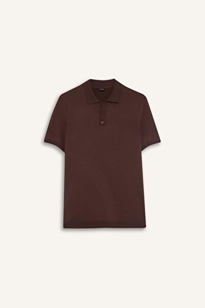 DeFacto Standard Fit Polo Neck Short Sleeve Knitwear T-Shirt E3241Ax25Sp