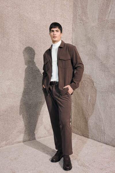 DeFacto Παντελόνι με ίσιο πόδι κοτλέ βελούδινο παντελόνι F0462AX25WN