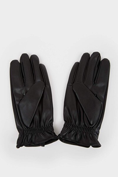 DeFacto Faux Leather Men's Gloves - A6624ax23wn