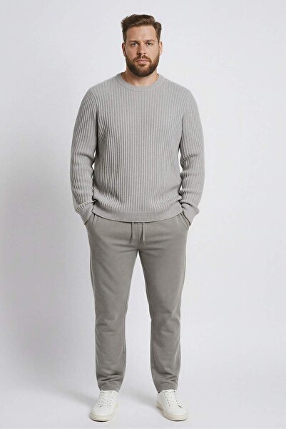 DeFacto Standard Fit Basic Strickpullover mit Rundhalsausschnitt und Struktur E0811AX25WN