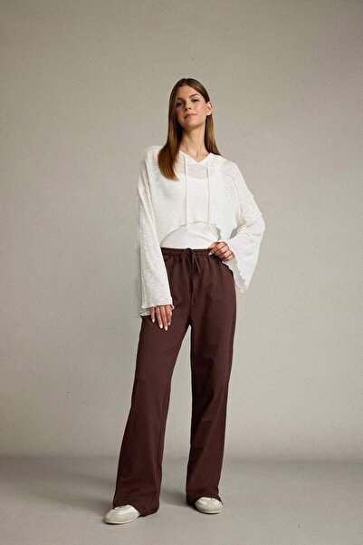 DeFacto Crop-Cardigan aus Baumwolle mit Kapuze und langen Ärmeln G1589AX25SM