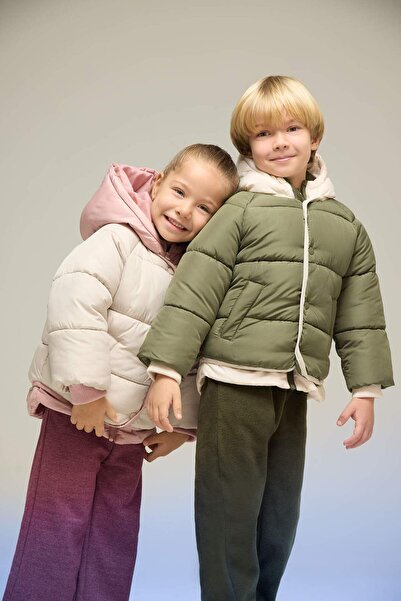 DeFacto Baby Boy Waterproof Hooded Inflatable Coat C3462A524Wn