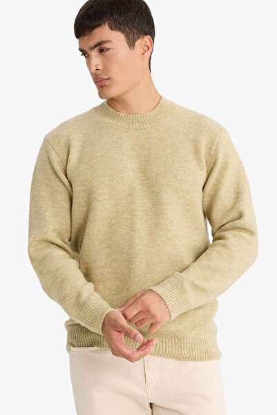 DeFacto Relaxed Fit Rundhals-Strickpullover E8390AX25CW