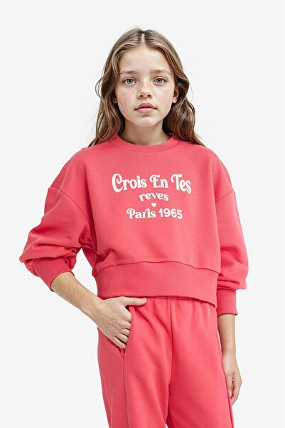 DeFacto Rosa Oberteil-Unterteil-Set für Mädchen F2727A8/RD351