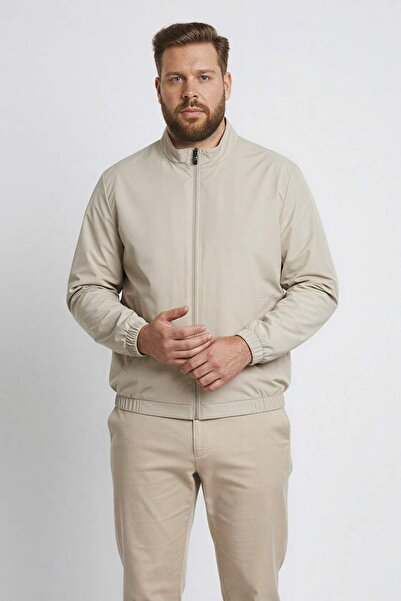 DeFacto Регулярний крій, прямий комір, застібка-блискавка, кишені, сезонний весняний пальто D6330AX25SP