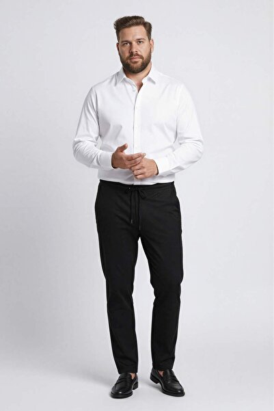 DeFacto Βαμβακερό πουκάμισο με μακρυμάνικη λαιμόκοψη με λεπτή εφαρμογή