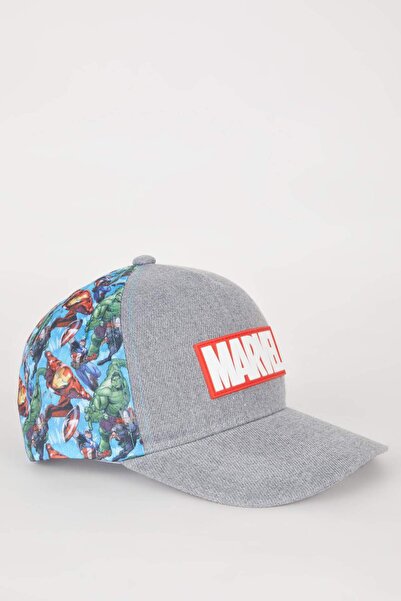 DeFacto Boy's Marvel Avengers Printed Cap Hat C0546A825Sm