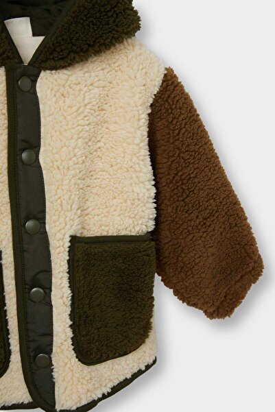 DeFacto Chlapecký plyšový kardigan s kapucí F7586A525WN