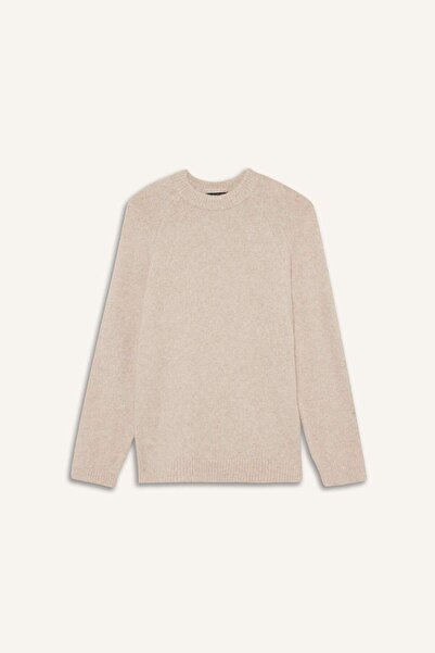 DeFacto Wool Blend Crew Neck Thick Knit Sweater G1396Ax25Wn