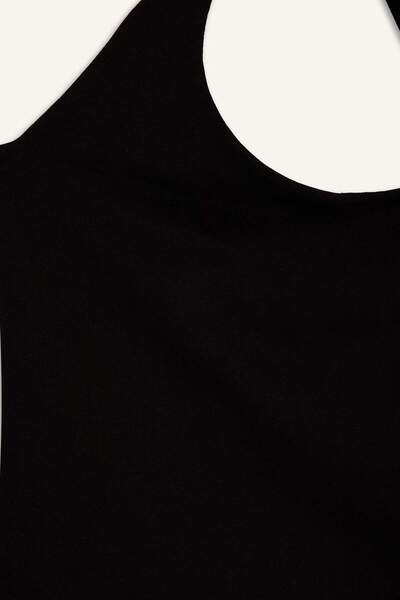 DeFacto Slim Fit Slim Fit Halter Neck Tank Top F6279Ax25Sm