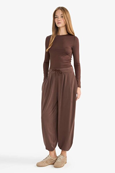 DeFacto Oversize Wide Fit Modal Pants F9408Ax25Hs