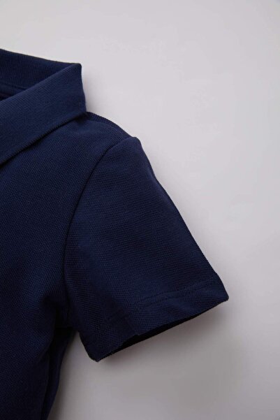 DeFacto Βρεφικό μπλουζάκι με κοντό μανίκι πόλο γιακά πόλο B7007a524sm