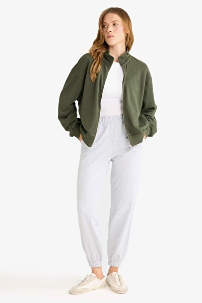 DeFacto Jogger Eşofman Altı Basic Düz Beli Paçası Lastikli Cepli D4234AX24AU