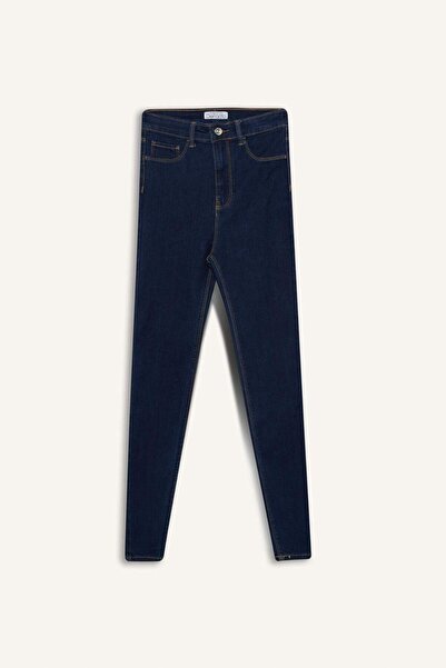 DeFacto Jegging vysoký pas ke kotníku délka úzké nohavice džínové kalhoty B7498ax24sp