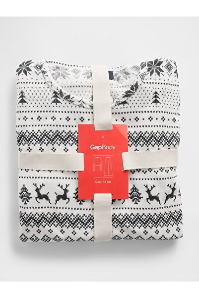 GAP Kadın Kırık Beyaz Pijama Takımı