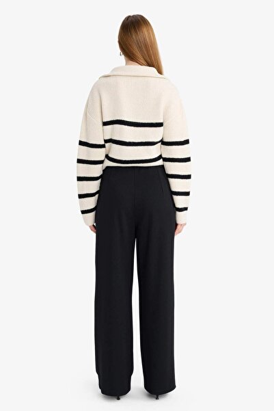 DeFacto Παντελόνι κρεπ με ίσιο πόδι G1120AX25AU