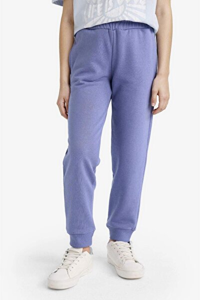 DeFacto Κοριτσίστικο Standard Fit Basic Απλό Ελαστικό Σχολικό Jogger Φούτερ Y1226A625AU