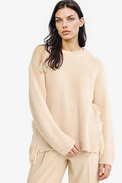 DeFacto Oversize Wide Fit Crew Neck Knit Sweater G2590Ax25Wn