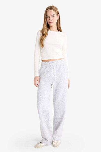 DeFacto Χοντρό χειμερινό παντελόνι με ψηλόμεσο ελαστικό - με τσέπες B8571ax24wn