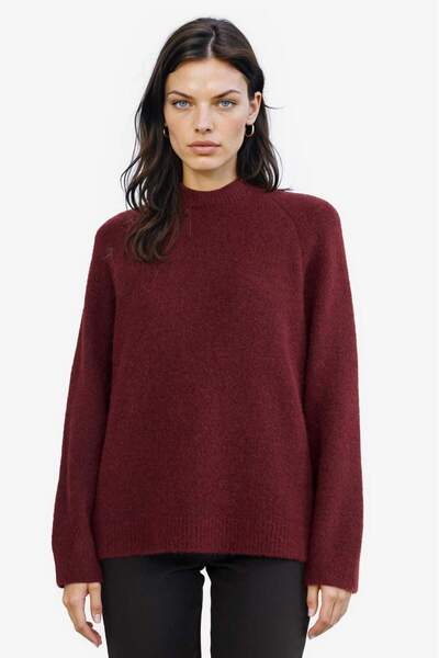 DeFacto Wool Blend Crew Neck Thick Knit Sweater G1396Ax25Wn