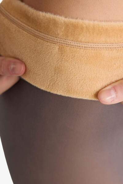 DeFacto Women's Black Thermal Pantyhose A7337Axns