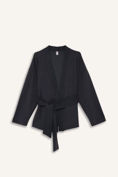 DeFacto Modal Kimono Jacket-Fall in Love Loungewear G0003Ax25Wn