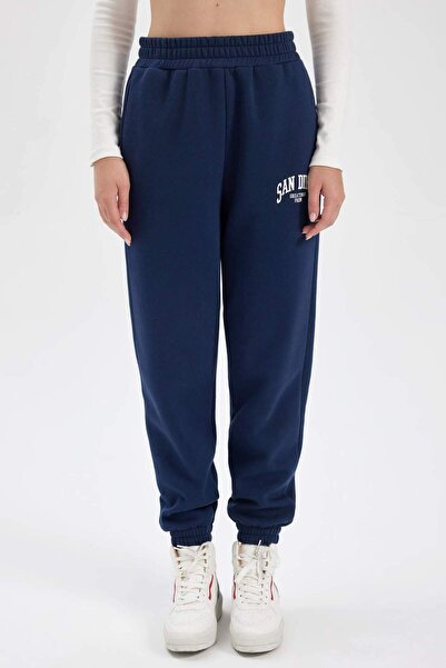 DeFacto Coool Basic ίσιο εμπριμέ με ελαστικό πόδι μέσης με τσέπες Jogger Sweatpants Z7072AZ23WN