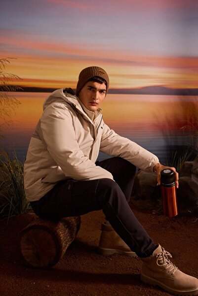 DeFacto Mantel mit Kapuze und Reißverschlusstaschen in normaler Passform C6595AX24AU