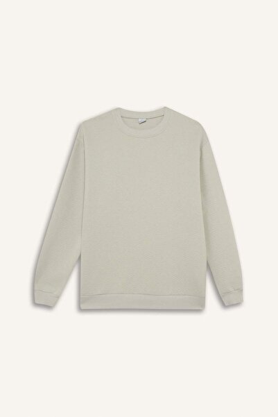 DeFacto Φούτερ Relax Fit με λαιμόκοψη E9536AX25AU