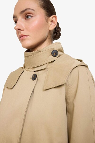 DeFacto Тренч з капюшоном і блискавкою Regular Fit E8584AX25AU