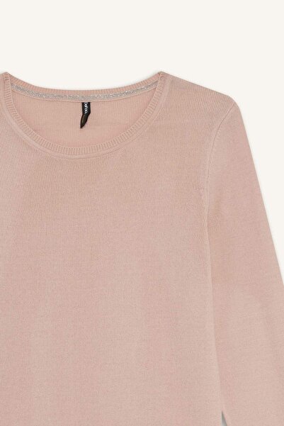 DeFacto Πλεκτό πουλόβερ με κανονική εφαρμογή Crew Neck F7091AZ25WN