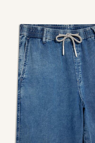 DeFacto Wide Leg Wide Leg Jean Snow Washed Pants G2467Ax25Au