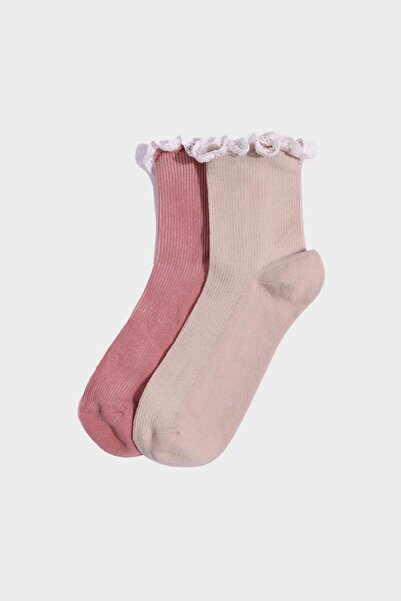 DeFacto 2-teilige Baumwollsocken für Damen G2933AXNS
