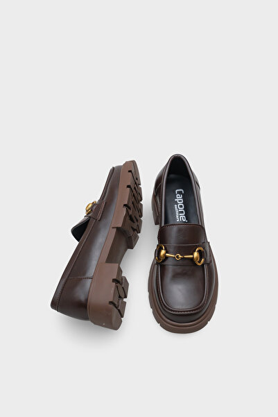 Capone Outfitters Женски мокасини Jessie Track Sole Metal Buckle