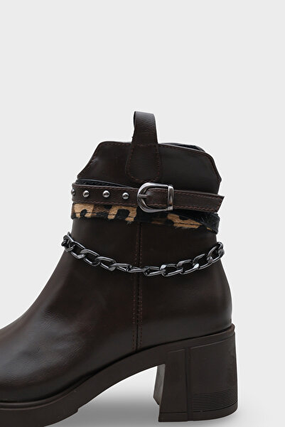 Capone Outfitters Γυναικείες μπότες Meridith με μεταλλική πόρπη