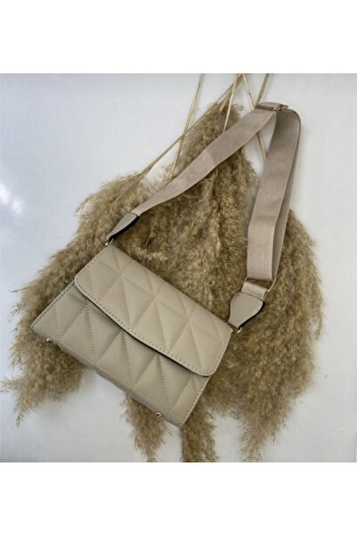 PurpleART Γυναικεία τσάντα ώμου με καπιτονέ σταυρό με ρυθμιζόμενο λουράκι κολώνας