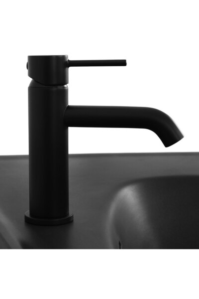 Maison Mex Baterie lavoar, BETSY, L.12,7/16 l.5 Î.8,4/16,5 cm, negru mat