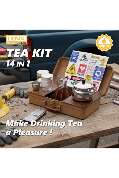 Denx 14-in-1 Complete Tea Set — For all tea lovers at home and on the go DX4206
